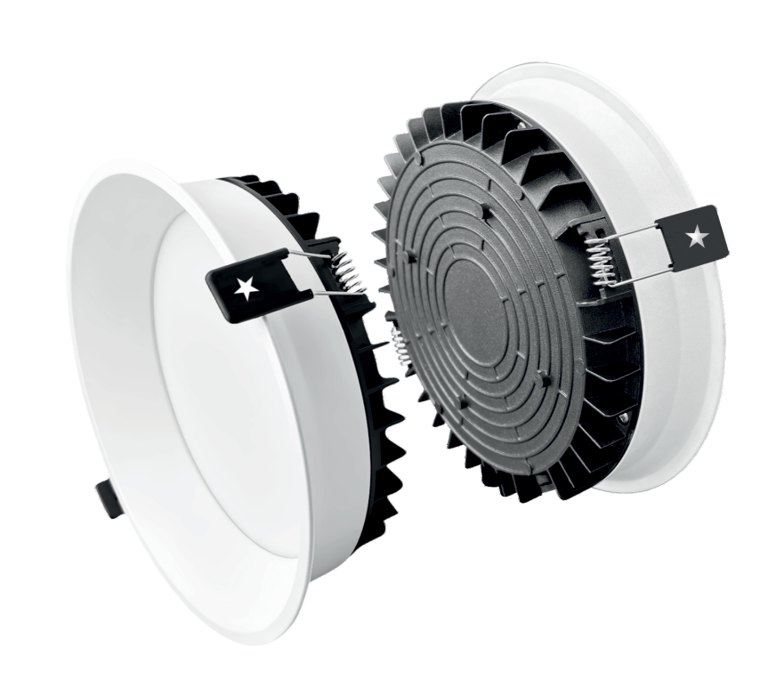 Deep Recessed Downlight — SOLID indoor LED lighting