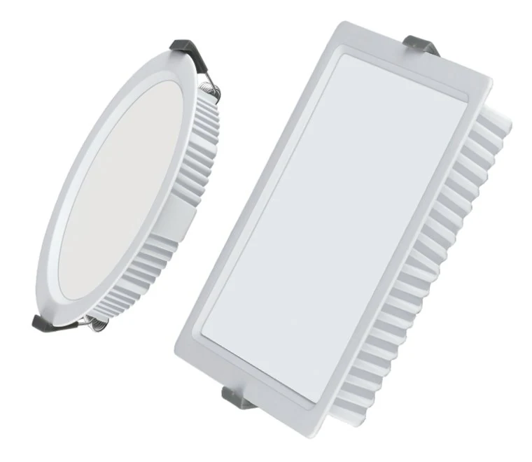 Flat Recessed Downlight — SOLID indoor LED lighting