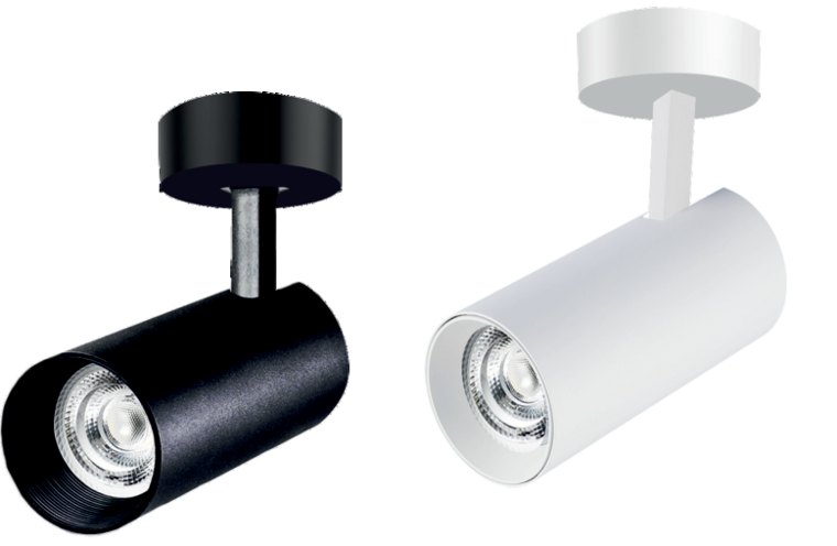 Track / Surface Lens Spot — SOLID indoor LED lighting